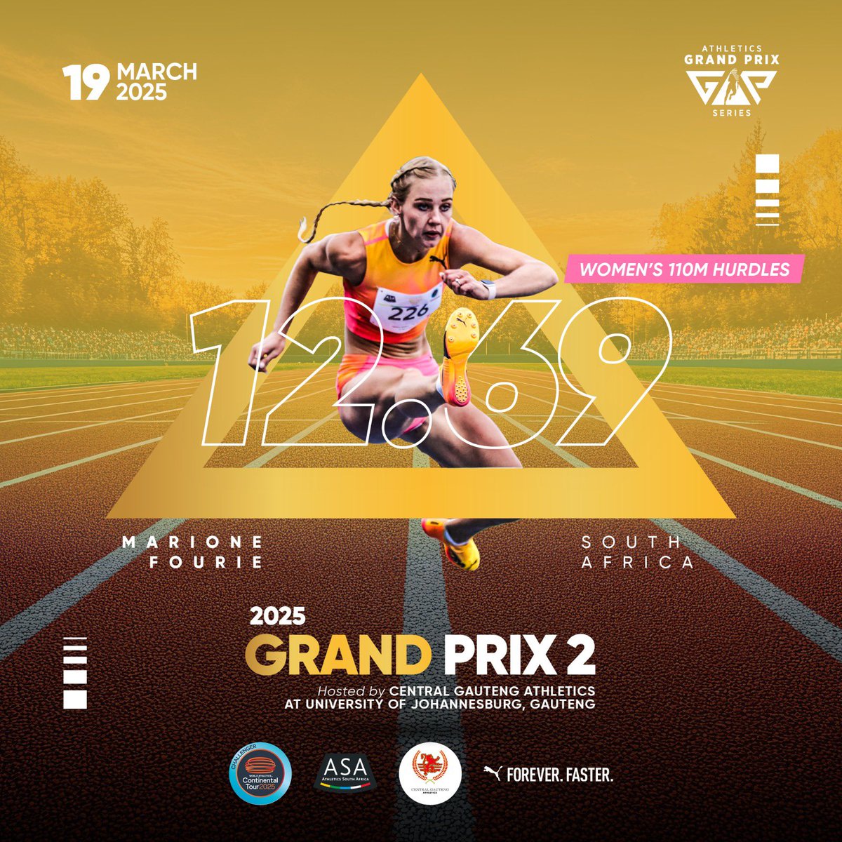 AthleticsSA_'s tweet photo. @marionefourie is unstoppable ๐๐
#ASAGrandPrix2 https://t.co/Kz3axtmh90