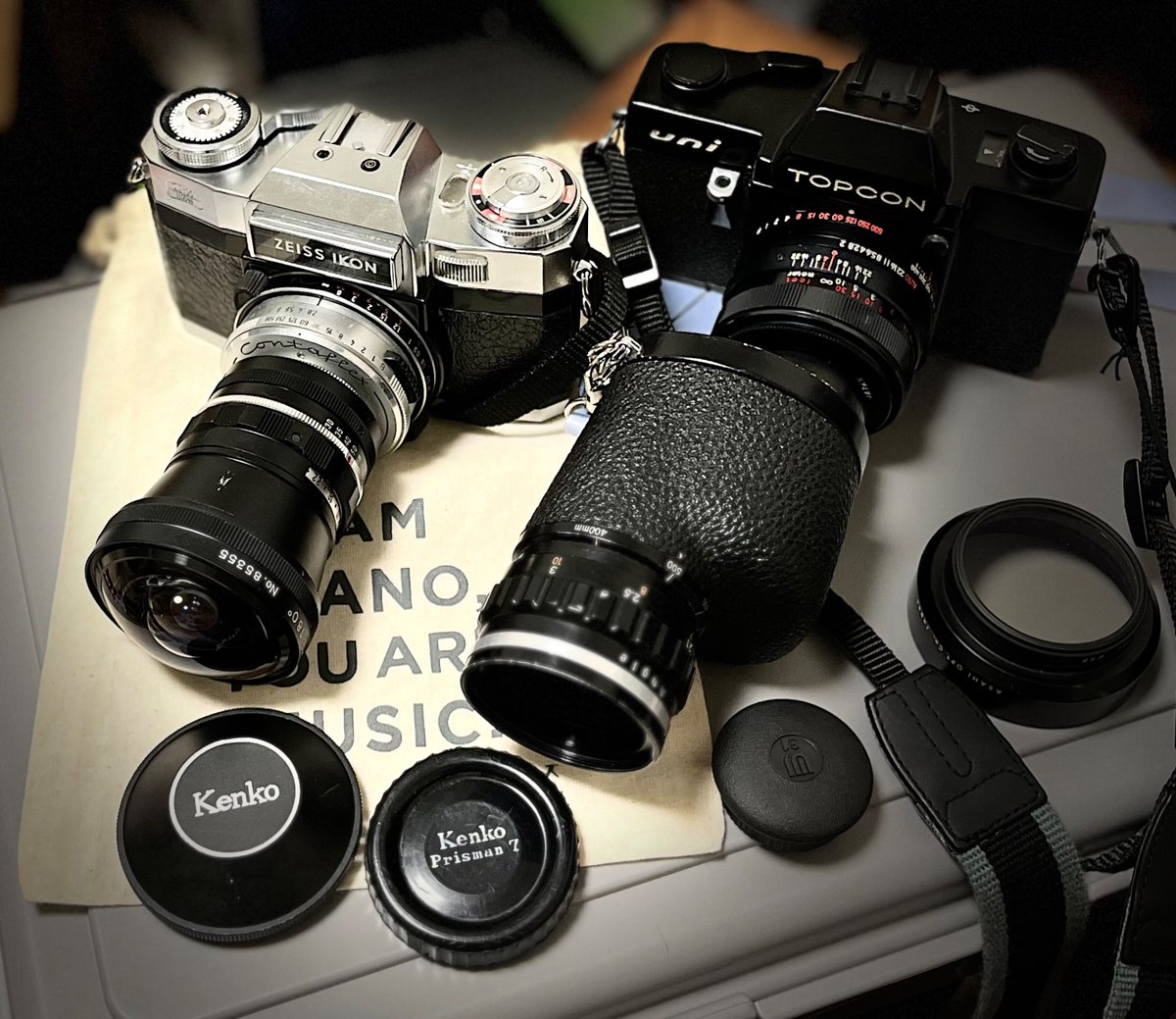 CanonflexRM's tweet photo. ケンコー魚眼レンズを購入しました。
#フイルムカメラ
#contaflex
#ケンコー https://t.co/9I1d5pjvsZ