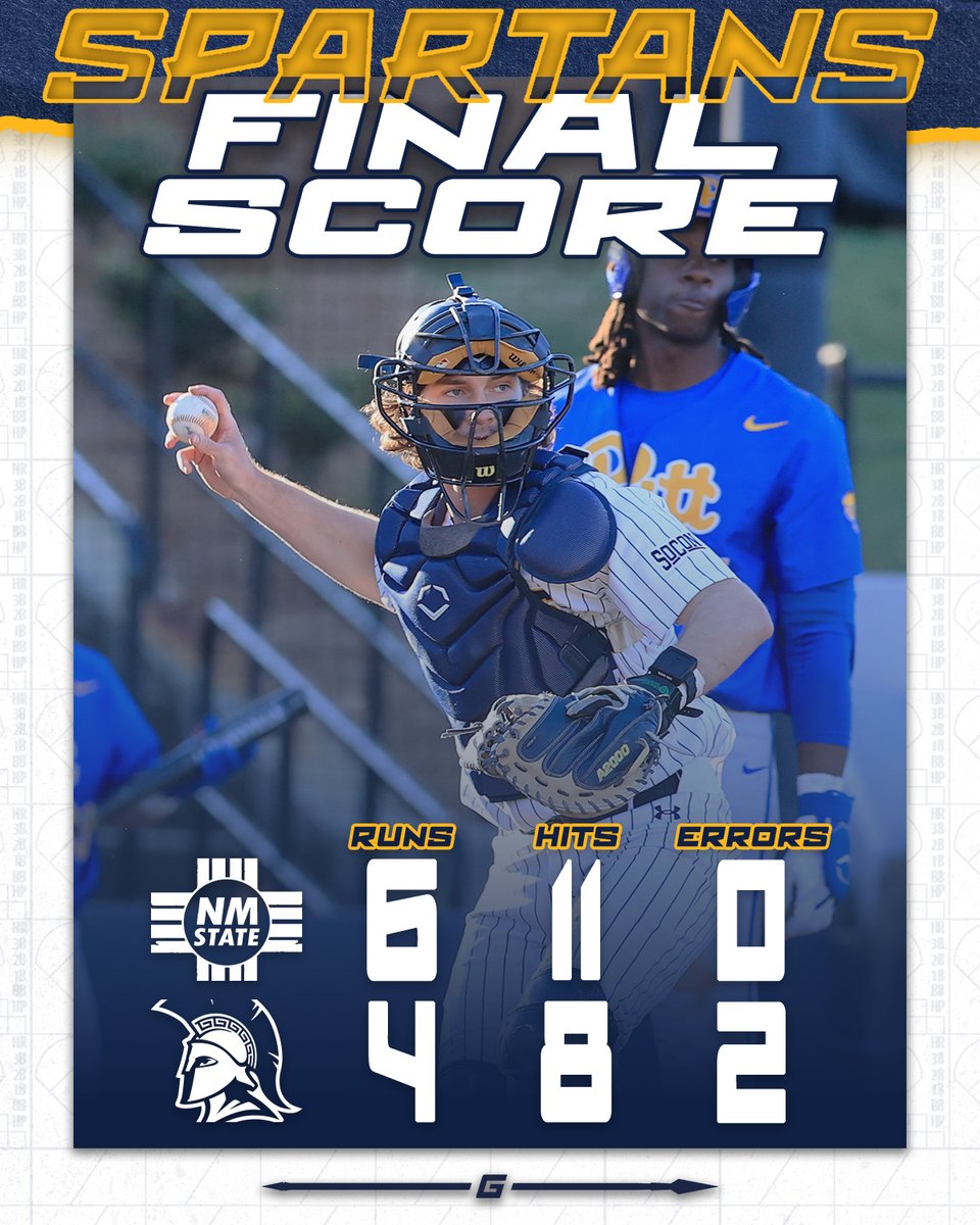UNCGBaseball's tweet image. FINAL | UNCG 4, NMSU 6

⚾️ Dilley went 4-for-4 with a home run
⚾️ Parsons hit his first collegiate homer
⚾️ Holland scored two runs

#letsgoG