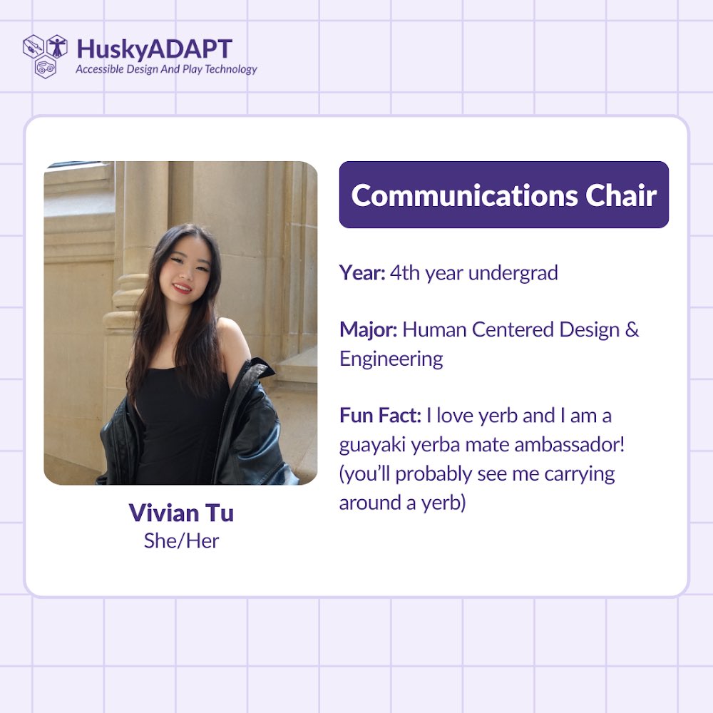 HuskyADAPT (@huskyadapt) on Twitter photo Meet our 2024-2025 HuskyADAPT Student Chairs! This incredible team of 17 has been working hard to make HuskyADAPT an amazing experience for everyone. Meet our 2024-2025 HuskyADAPT Student Chairs! This incredible team of 17 has been working hard to make HuskyADAPT an amazing experience for everyone.