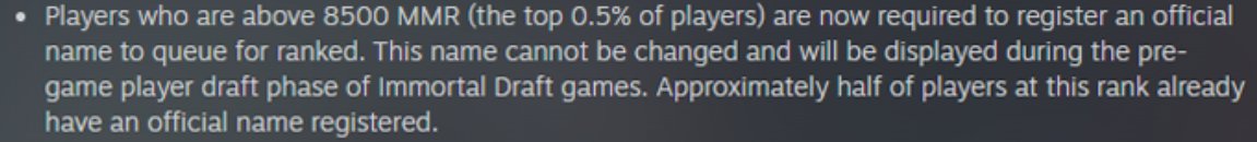 This 1 change is the greatest change i could have asked for as far as pubs go. Finally every player will be held accountable for their behaviour by having a fixed name, and unpleasant players will be known by everyone else before being drafted. Make pubs great again.