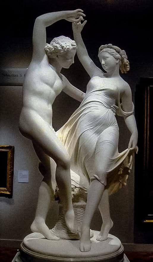 Céfiro (dios del viento) bailando con Flora (diosa de la primavera). 

Escultura neoclásica italiana en mármol del segundo tercio del siglo XIX, de Giovanni María Benzoni.

Feliz primavera.

#historia #arte #escultura #neoclasicismo #primavera