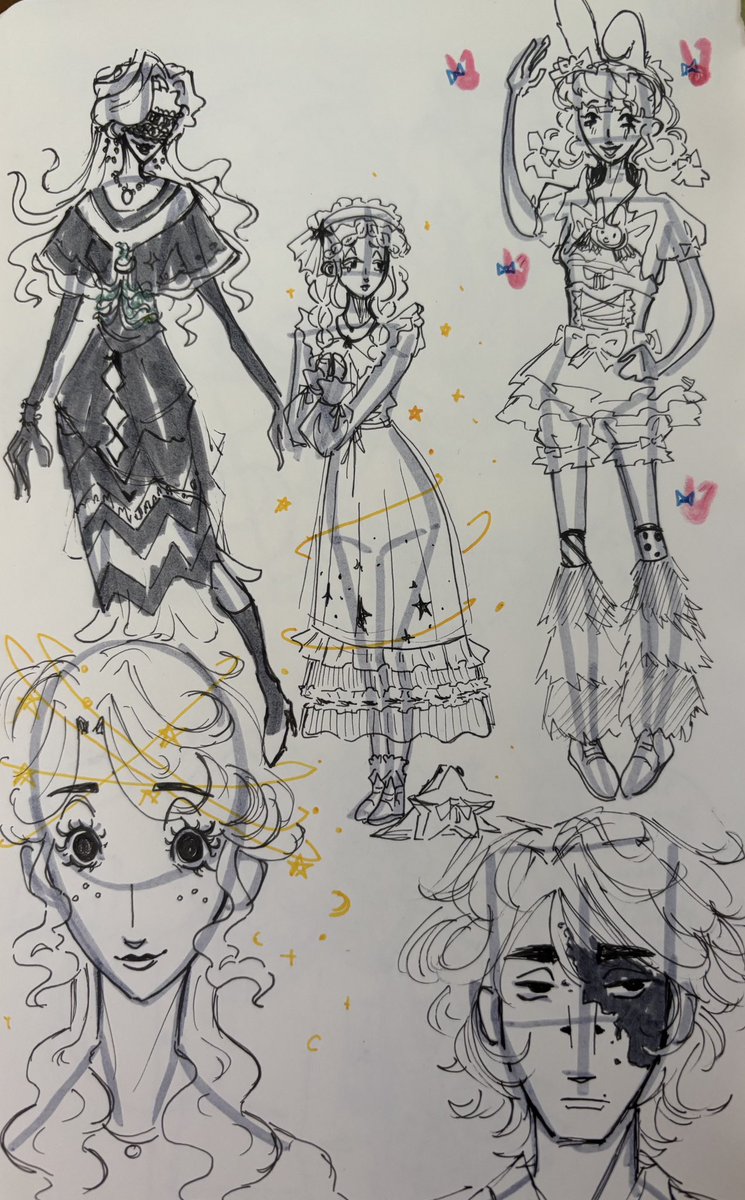 amberosia__'s tweet image. Some doodles.. I might draw fanart more who knows #IDV #idvart #idvtwt