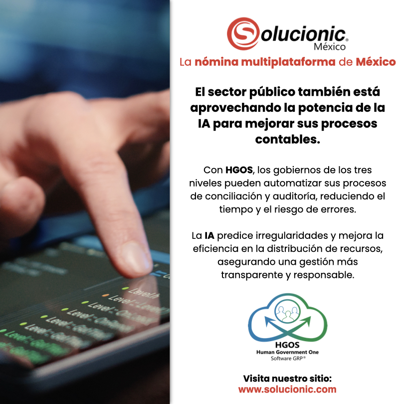 SolucionicMex's tweet image. HGOS y la IA están cambiando la forma en que los gobiernos gestionan sus recursos.
.
.
.
#Solucionic #GestiónDeTalento #HGOS #InteligenciaArtificial #GobiernoEficiente #TransformaciónDigital