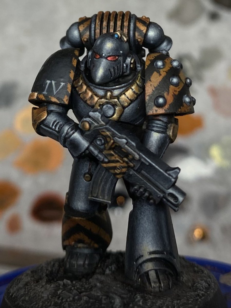 Calling this Iron Warrior done. 
#WarhammerCommunity 
#PaintingWarhammer