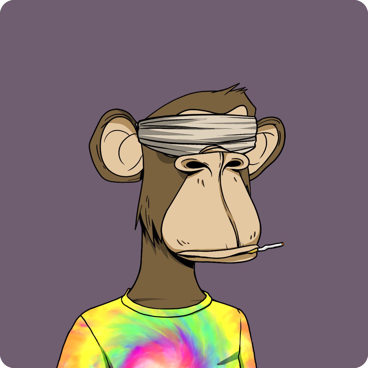 Absolutely delighted to have chanced upon a blindfolded <a href="/BoredApeYC/">Bored Ape Yacht Club 🍌</a> — the perfect kindred companion for the veiled <a href="/BoredApeSolClub/">Bored Ape Solana Club</a> A serendipitous union of the unseen #BAYC #BASC #ApesTogetherStrong