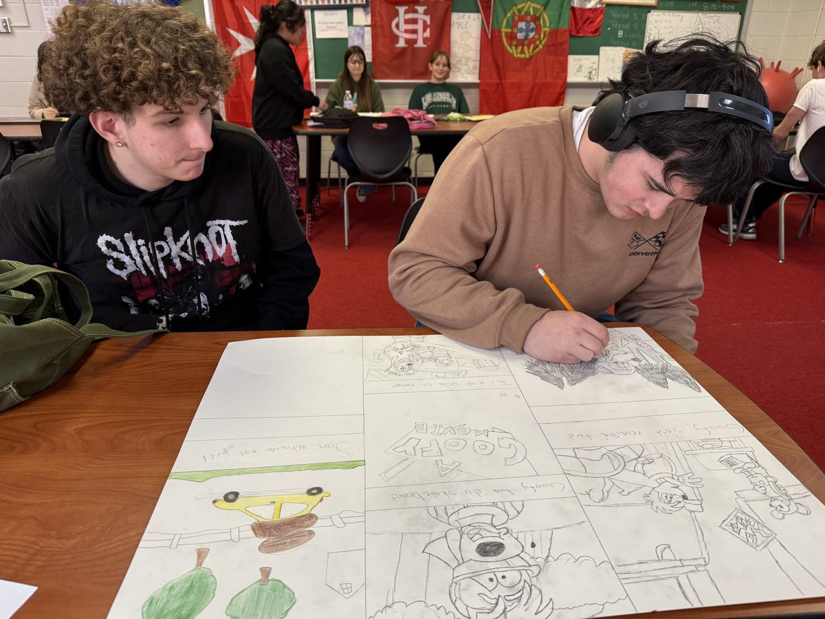 Derek Worch (@derek_worch) on Twitter photo Our third-year 🇫🇷 students have been putting their creativity to the test with a Disney-inspired subjunctive project! They chose a Disney movie, crafted a six-panel comic, and narrated the entire story—all using the subjunctive! ✍️
<a href="/raewoolpy/">Rae Ferriell-Woolpy</a> <a href="/RichmondHighSc2/">Richmond High School Counselors</a> <a href="/wearrrichmond/">WeRrichmond</a> Our third-year 🇫🇷 students have been putting their creativity to the test with a Disney-inspired subjunctive project! They chose a Disney movie, crafted a six-panel comic, and narrated the entire story—all using the subjunctive! ✍️
<a href="/raewoolpy/">Rae Ferriell-Woolpy</a> <a href="/RichmondHighSc2/">Richmond High School Counselors</a> <a href="/wearrrichmond/">WeRrichmond</a>