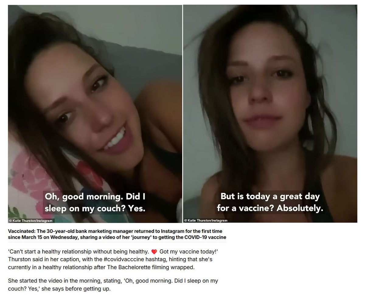 MakisMedicine's tweet image. TURBO CANCER - 34 year old Katie Thurston, a star of "The Bachelorette" was diagnosed with Stage 3 Breast Cancer 

She had COVID-19 Vaccines in 2021 and promoted them.

Pfizer and Moderna COVID-19 mRNA Vaccines cause Turbo Cancer and Breast cancer is the 2nd most common Turbo…