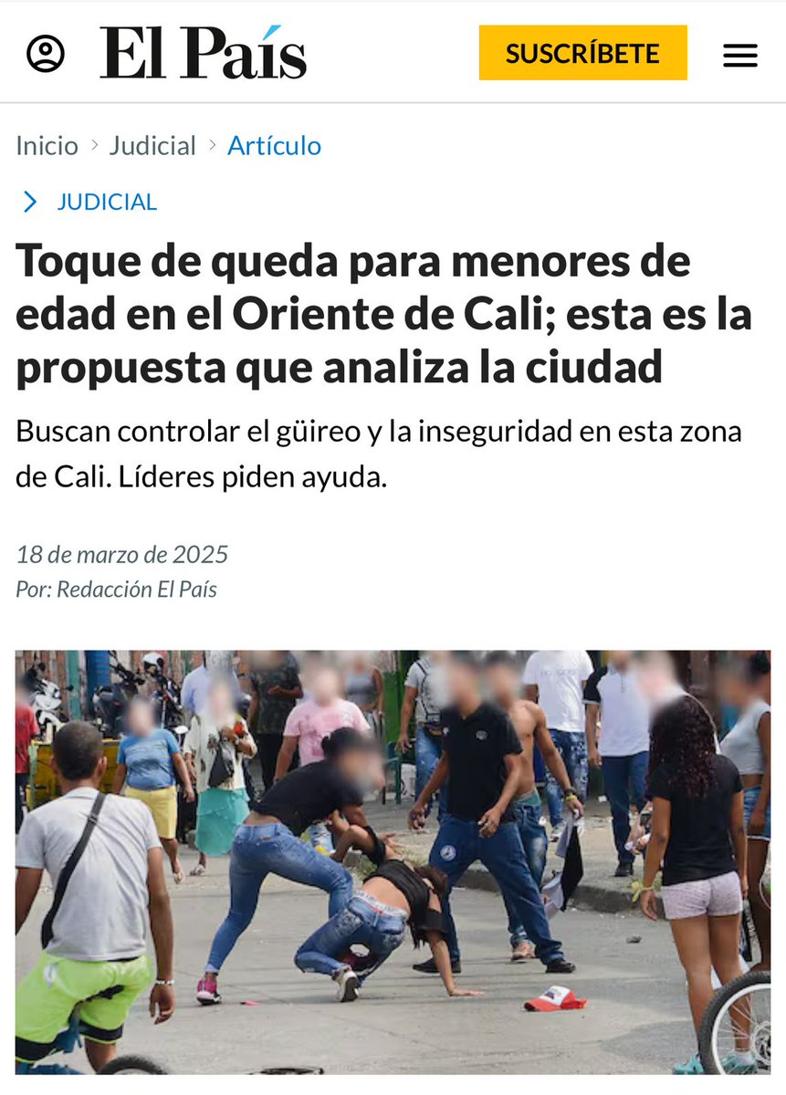 ¿Toque de queda en el Oriente de Cali? 🤔¿Qué sigue? 🤨 ¿Militarización?  📢
 🚨 El "güireo y chacaleo" en Cali es una crisis que mata a nuestra juventud. Hablemos de las recientes propuestas y revisemos a profundidad el problema.
¡Necesitamos soluciones estructurales! Abro🧵👇