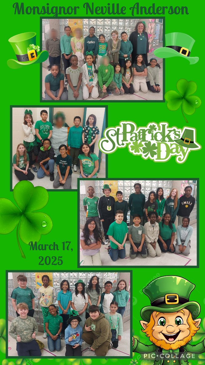 MNASchool's tweet photo. Wearing our Green for #StPatricksDay
🍀 
@CCSD_edu https://t.co/GeEK6HoHHq