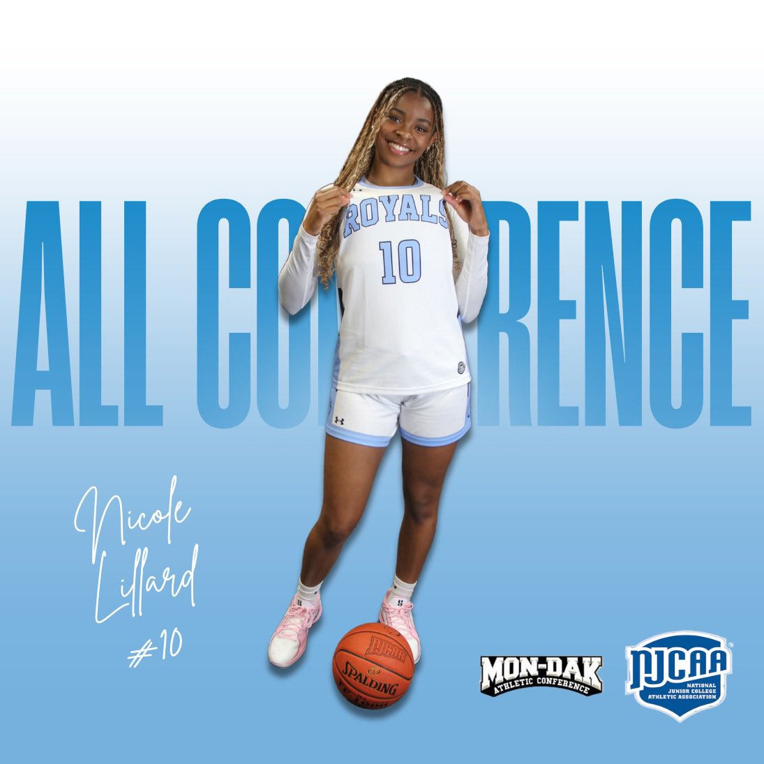 LRSCWBB (@lrscwbb) on Twitter photo Congrats to our #10 <a href="/nikkielillard/">Nicole Lillard</a> 🎉
12.6 PPG
5.8 RPG
2.7 APG
1.9 SPG
Mon-Dak All-Conference ✅ Congrats to our #10 <a href="/nikkielillard/">Nicole Lillard</a> 🎉
12.6 PPG
5.8 RPG
2.7 APG
1.9 SPG
Mon-Dak All-Conference ✅