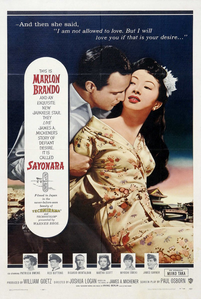 Love this movie with Marlon Brando and Miiko Taka