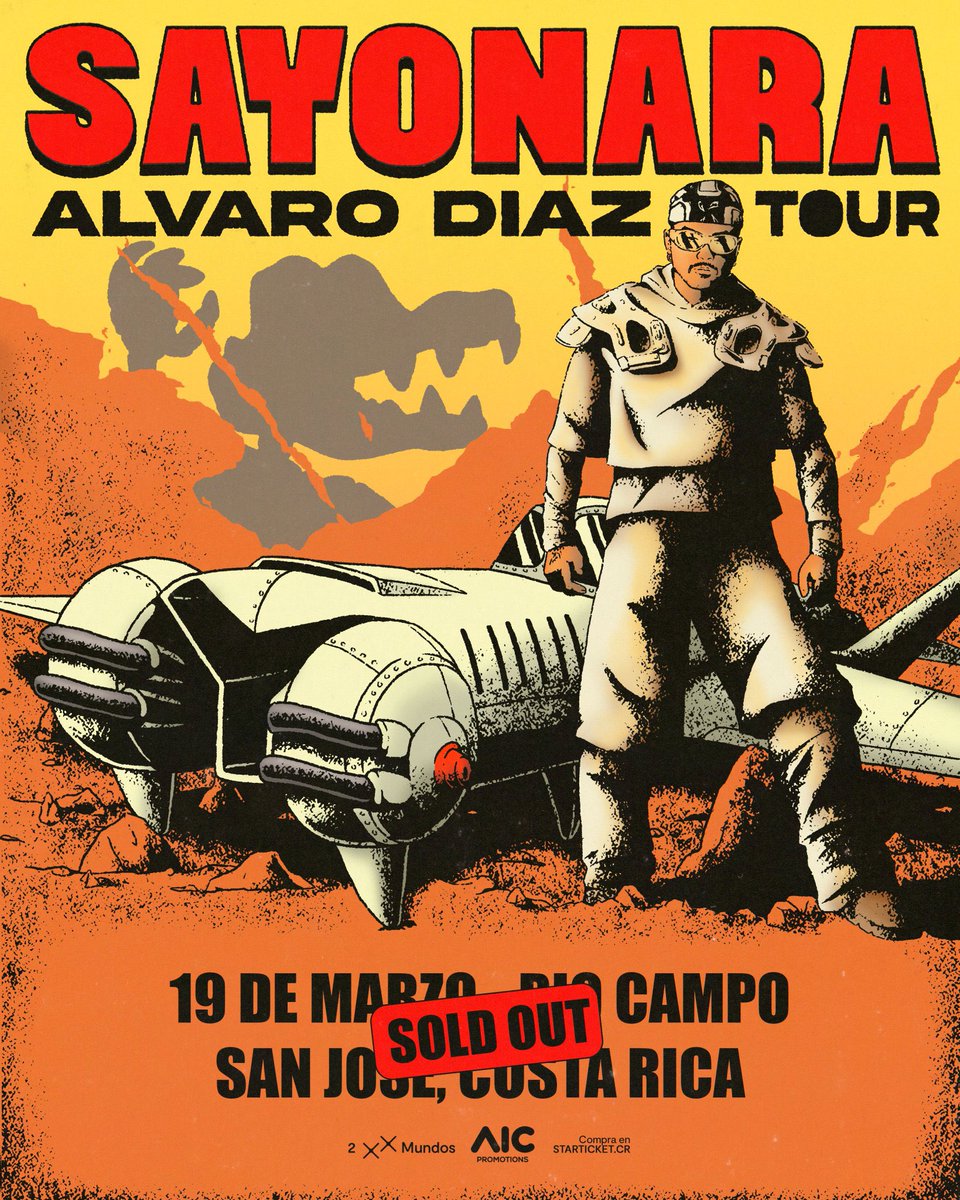 AlvaritoCharts's tweet photo. @yoAlvaroDiaz hace SOLD-OUT en Costa Rica 🐊🇨🇷 https://t.co/n7Ndk26tts