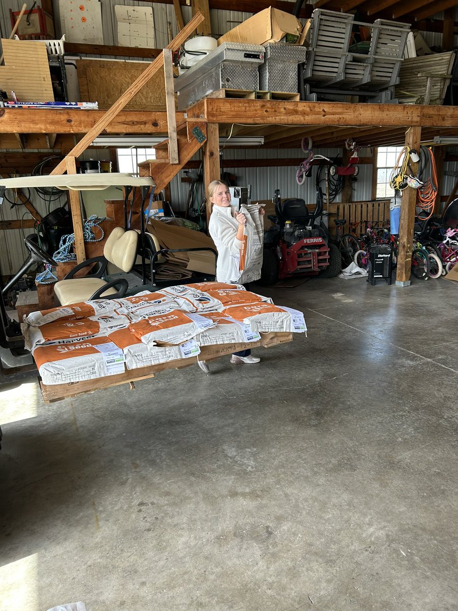 Pro Tip for all Dads in the seed business…..wait till your kids are on Spring Break to sort plot seed. 

Corn and Bean plots all sorted and headed out next week. 

<a href="/GldnHarvest/">Golden Harvest Seeds</a>