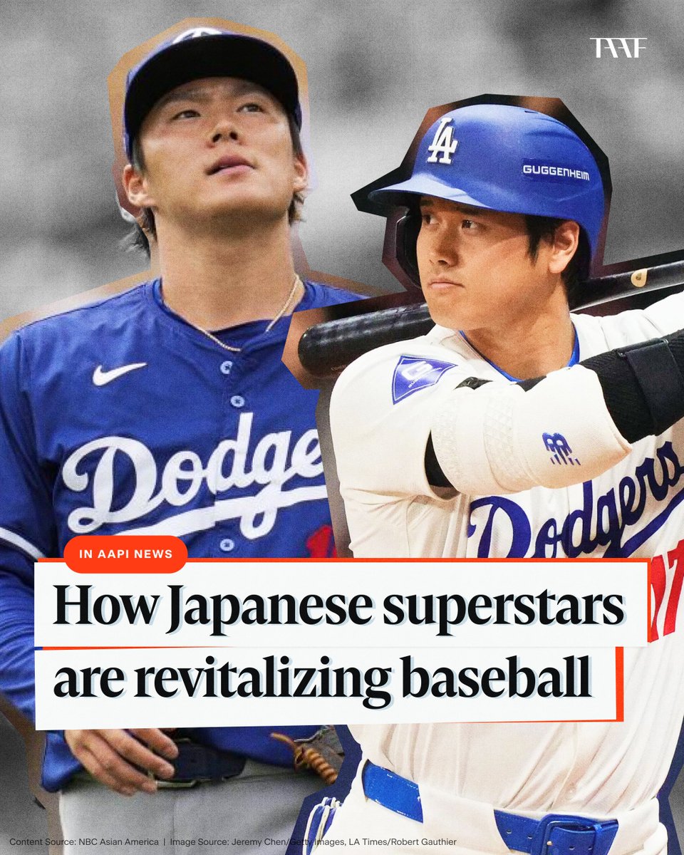The Asian American Foundation (@taaforg) on Twitter photo Last year’s World Series between the New York Yankees and the Los Angeles Dodgers team earned the best ratings in seven years.
According to <a href="/NBCAsianAmerica/">NBC Asian America</a>, experts are saying there’s an undeniable reason for this: the Japanese superstars who lit up the league. Last year’s World Series between the New York Yankees and the Los Angeles Dodgers team earned the best ratings in seven years.
According to <a href="/NBCAsianAmerica/">NBC Asian America</a>, experts are saying there’s an undeniable reason for this: the Japanese superstars who lit up the league.