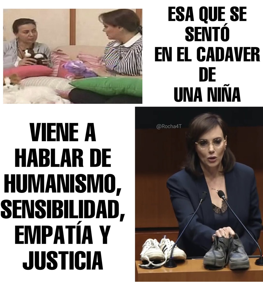 Rocha4T's tweet photo. ✔️Eres una perversa @LillyTellez 

✔️Eres una inhumana 

✔️Eres una doble moral 

✔️Eres una traidora

✔️Eres una hipócrita 

✔️Eres una carroñera

✔️Eres una mentirosa 

✔️Eres una golpista 

✔️Eres una verdadera fascista https://t.co/aabFG8evcG