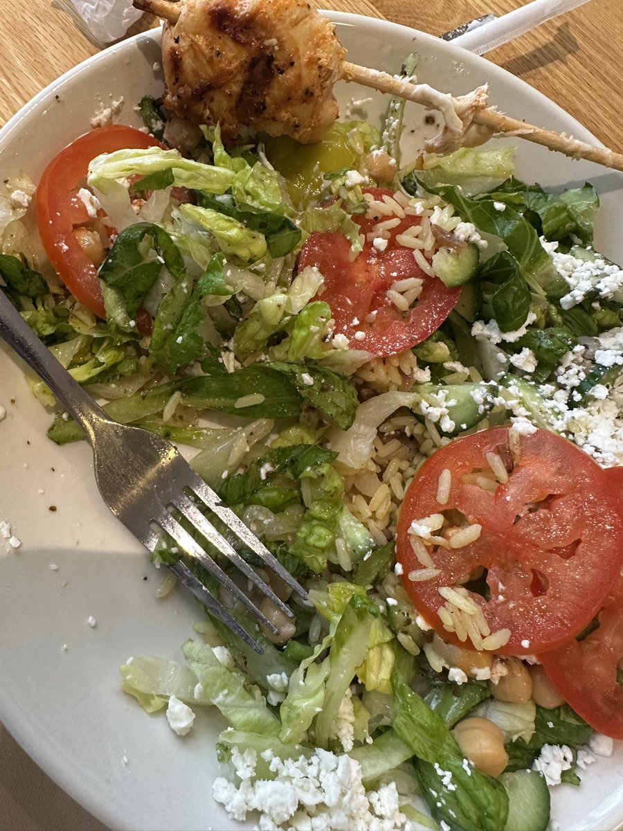 I forgot to take a pic before i ate  😅
But it was delicious. Gotta get back to it summers close af