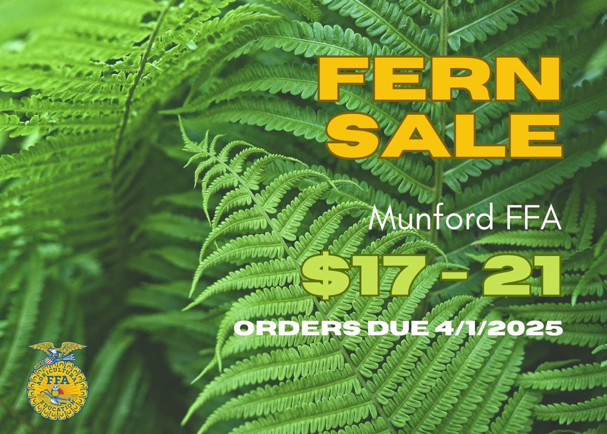 ffa_munford's tweet photo. With today being the first day of spring, you should be thinking about what your porches will look like this spring and summer! 
Feel free to message us or directly support a student by contacting a FFA member or parent to place your order! https://t.co/tpt5Sahh76