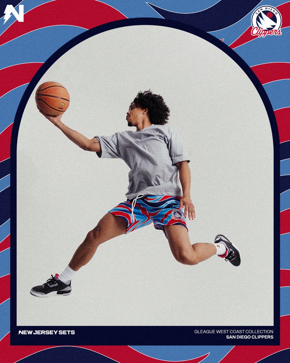 NewJerseySets's tweet photo. The West Coast hoop shorts collection with the @nbagleague. Featuring the  @SDClippers https://t.co/tNcLWdOg08