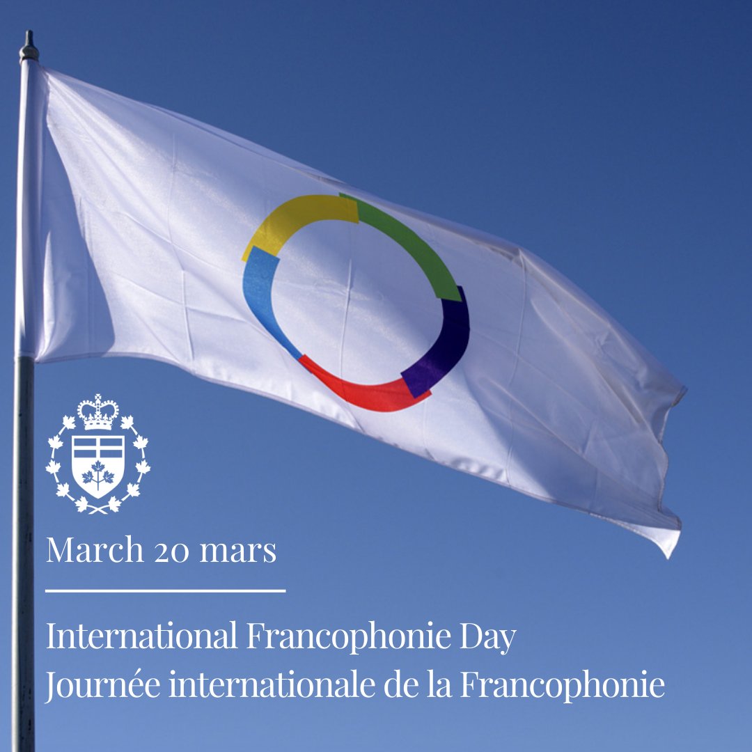 Edith Dumont (@lgontario) on Twitter photo Bonne #journeeinternationaledelafrancophonie à toutes et à tous !
Saviez-vous que plus de 320 millions de personnes parlent français à travers le monde ? En Ontario, c’est 1,6 million de personnes qui peuvent s’exprimer en français ! Aujourd’hui, nous célébrons une langue Bonne #journeeinternationaledelafrancophonie à toutes et à tous !
Saviez-vous que plus de 320 millions de personnes parlent français à travers le monde ? En Ontario, c’est 1,6 million de personnes qui peuvent s’exprimer en français ! Aujourd’hui, nous célébrons une langue