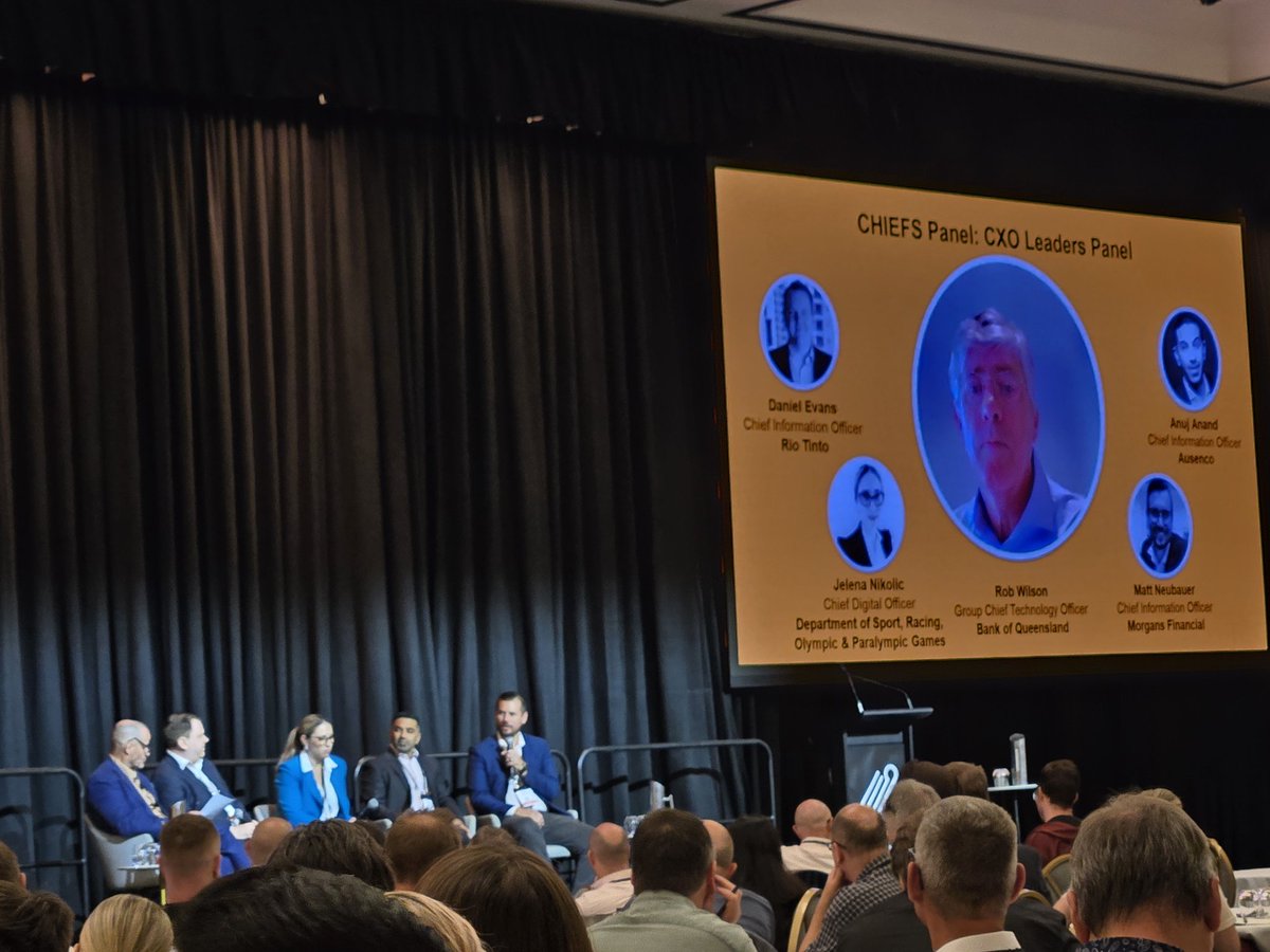 At a Future of Tech event today. <a href="/adambspencer/">The Spence</a> doing a great job conducting. Lots of discussion on all flavours of AI, of course, and multiple implications - including cyber #6dai