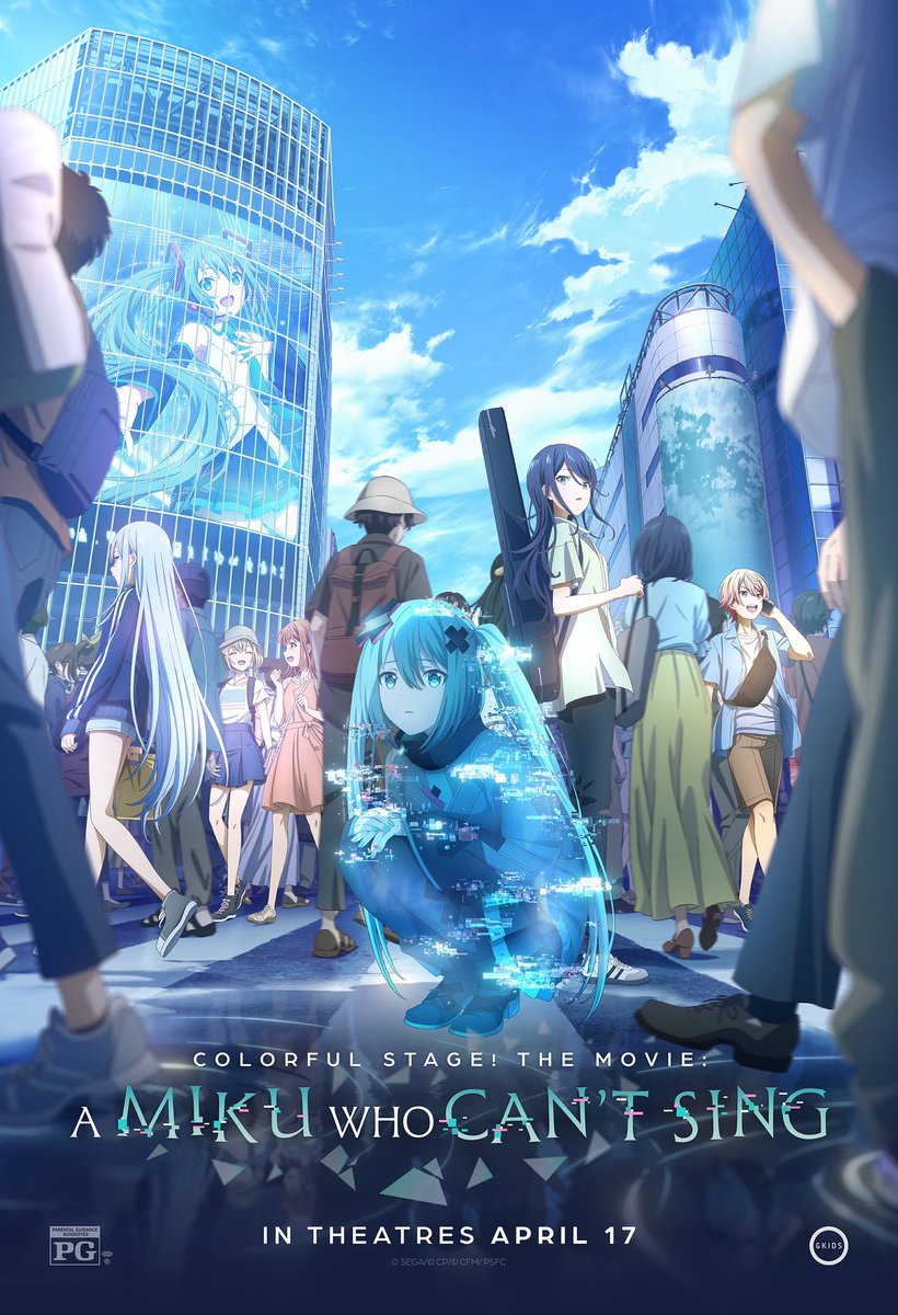 ToonHive's tweet image. ‘COLORFUL STAGE! The Movie: A Miku Who Can't Sing ‘ has been moved to release in North American theaters on April 17th.

Tickets will go on sale starting on March 27th.