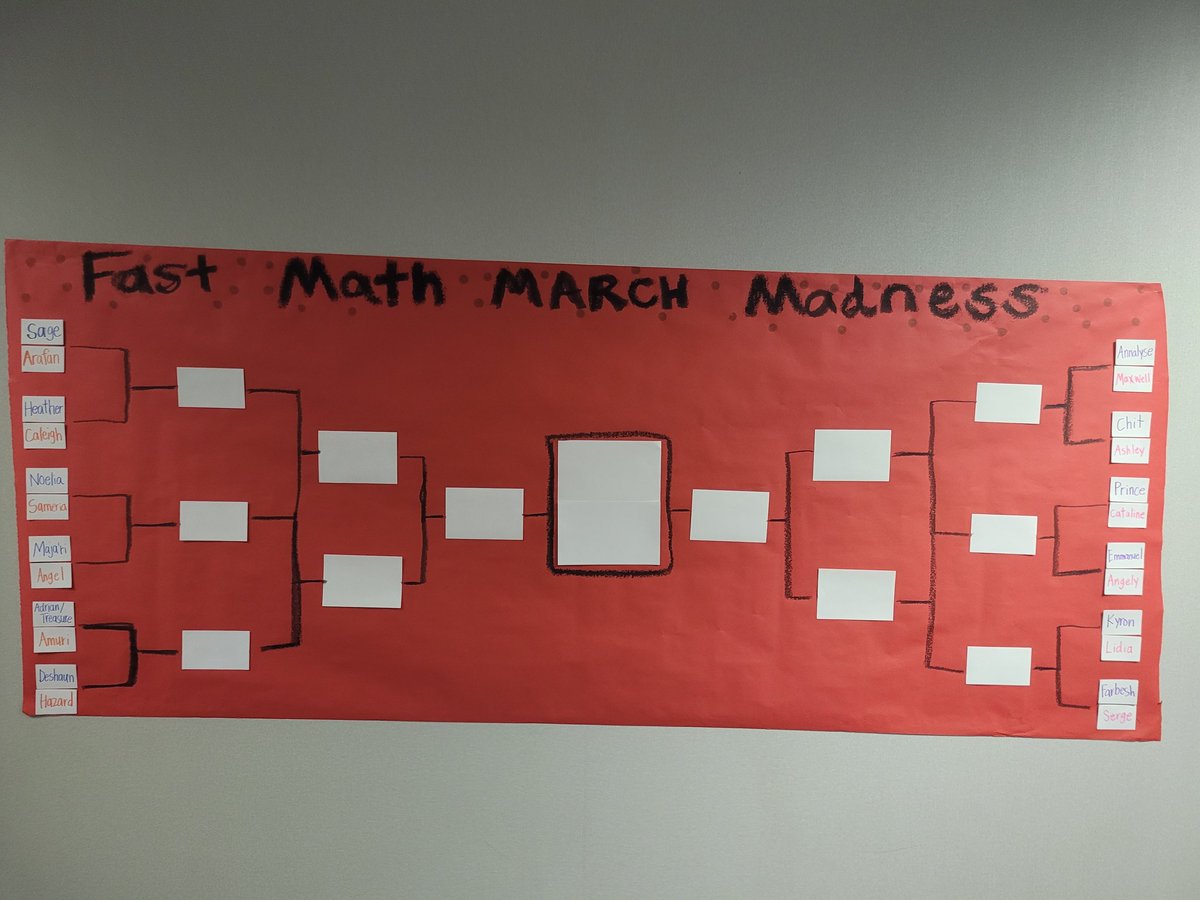 MrsTaylor7720's tweet photo. Let the games begin!!! Just a little friendly fast math competition to celebrate March Madness 🥰🤩👍🏾 #1stGradeMath #1stGradeFun @AliefISD @AliefLearns @ExplorersCol @MytraCunningham https://t.co/Ge4NQdhx2o