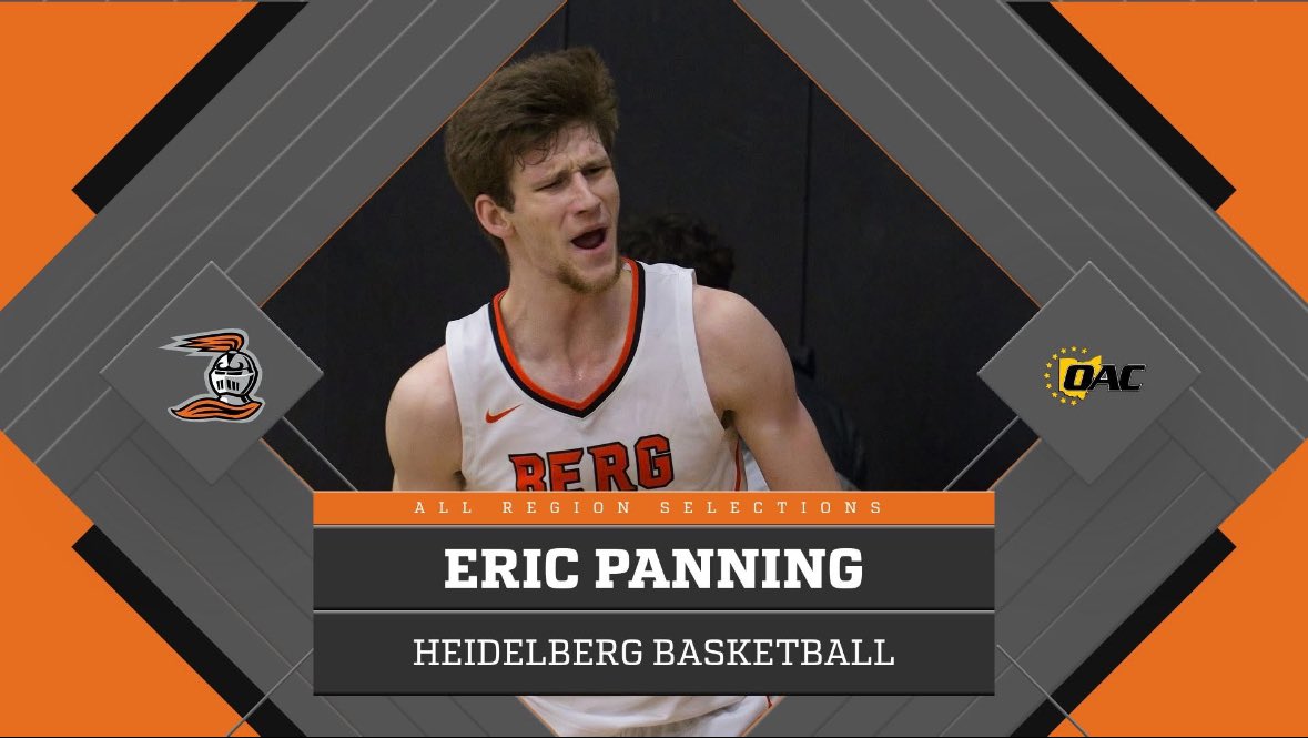 Heidelberg Athletics (@bergathletics) on Twitter photo <a href="/BergMensBBall/">Heidelberg Basketball</a>’s Eric Panning has been named all-region honoree.
Panning earned Third Team All-Region honors from D3hoops.com, marking the first time he has received the honor.
Read the full story: bergathletics.com/news/2025/3/19… <a href="/BergMensBBall/">Heidelberg Basketball</a>’s Eric Panning has been named all-region honoree.
Panning earned Third Team All-Region honors from D3hoops.com, marking the first time he has received the honor.
Read the full story: bergathletics.com/news/2025/3/19…