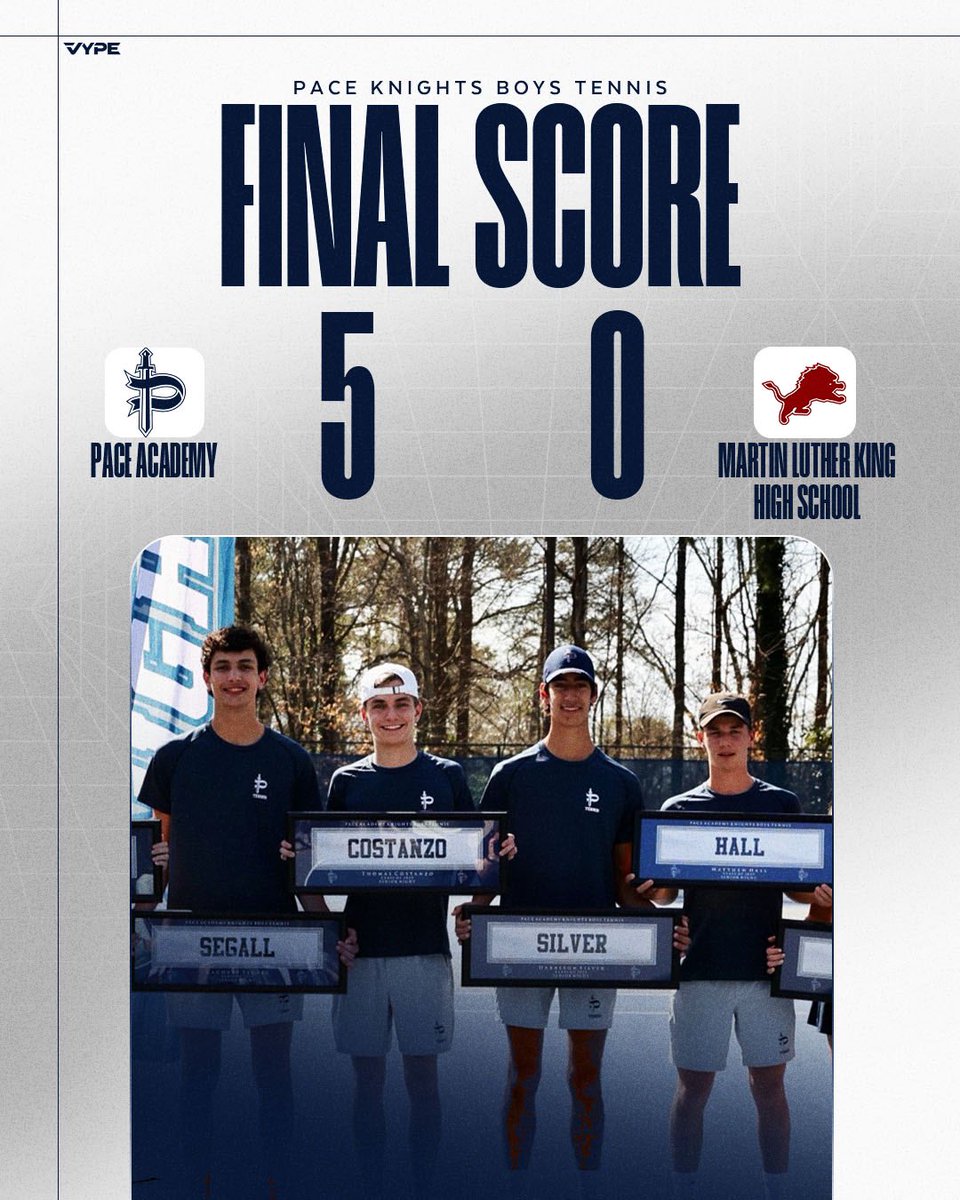 Pace Athletics (@paceknights) on Twitter photo 🎾 Senior Night wins on the court today!!
#PK4L
—
<a href="/OfficialGHSA/">GHSA</a> <a href="/scoreatlanta/">SCORE Atlanta</a> <a href="/High5Sports/">High5Sports</a> <a href="/11AliveSports/">11Alive Sports</a> <a href="/MaxPreps/">MaxPreps</a> <a href="/ps_nation_/">Prep Sports Nation</a> <a href="/AJCsports/">AJC Sports</a> <a href="/WSBTVsports/">WSB-TV Sports Zone</a> <a href="/kotrtpace/">Knights of the Round Table</a> 🎾 Senior Night wins on the court today!!
#PK4L
—
<a href="/OfficialGHSA/">GHSA</a> <a href="/scoreatlanta/">SCORE Atlanta</a> <a href="/High5Sports/">High5Sports</a> <a href="/11AliveSports/">11Alive Sports</a> <a href="/MaxPreps/">MaxPreps</a> <a href="/ps_nation_/">Prep Sports Nation</a> <a href="/AJCsports/">AJC Sports</a> <a href="/WSBTVsports/">WSB-TV Sports Zone</a> <a href="/kotrtpace/">Knights of the Round Table</a>