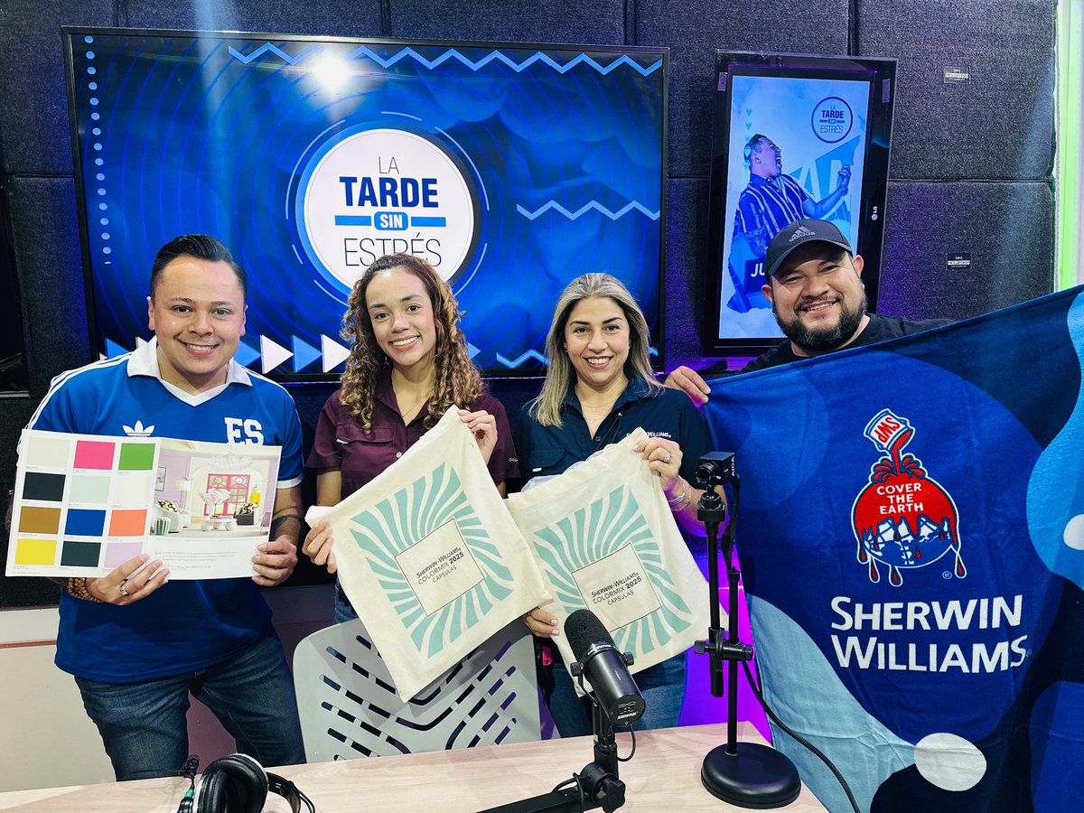 Esta tarde nos acompañó Gabriela Lemus y Rosa María Rodríguez, de Sherwin-Williams🖼️🎨

Tema: El color está en todo🫵🏻🖌️🎨