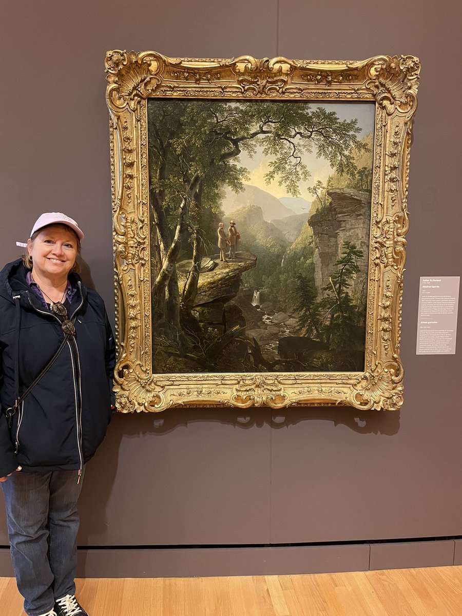 NorwalkArt's tweet photo. Art Appreciation students May recognize these 2 paintings! “Kindred Spirits” by Durand an example of atmospheric perspective and Georgia O’Keeffe! @crystalbridgesmuseum in Arkansas! #springbreaktrip @Norwalk_HS https://t.co/yUNGipFfWM