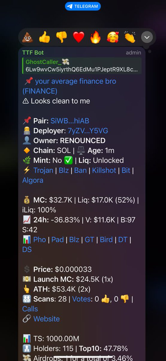 GhostCallerr_'s tweet photo. 3.3x up from my call on $FINANCE
Called on my private tg
CA;

6Lw9wvCw5iyrthQ6EdMu1PJeptR9XL8cFJgg7gpXpump https://t.co/lz4XGqMfXd