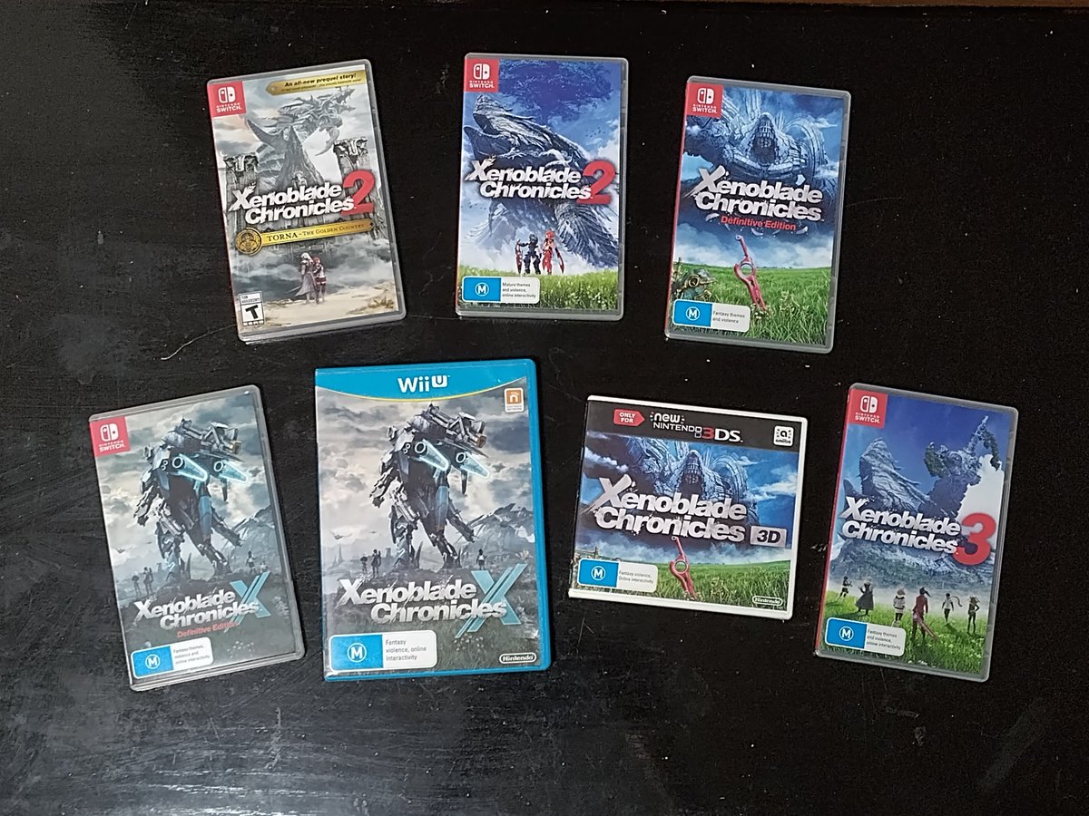 DialgaLord's tweet photo. Waiting five months for the new Xenoblade without watching any trailers only for the game to release in the middle of my semester 🥹 THE HYPE IS REAL‼️‼️‼️ (my collection is almost complete now, just waiting on XBC Wii to arrive 🔥) https://t.co/evBIV1W3Ff