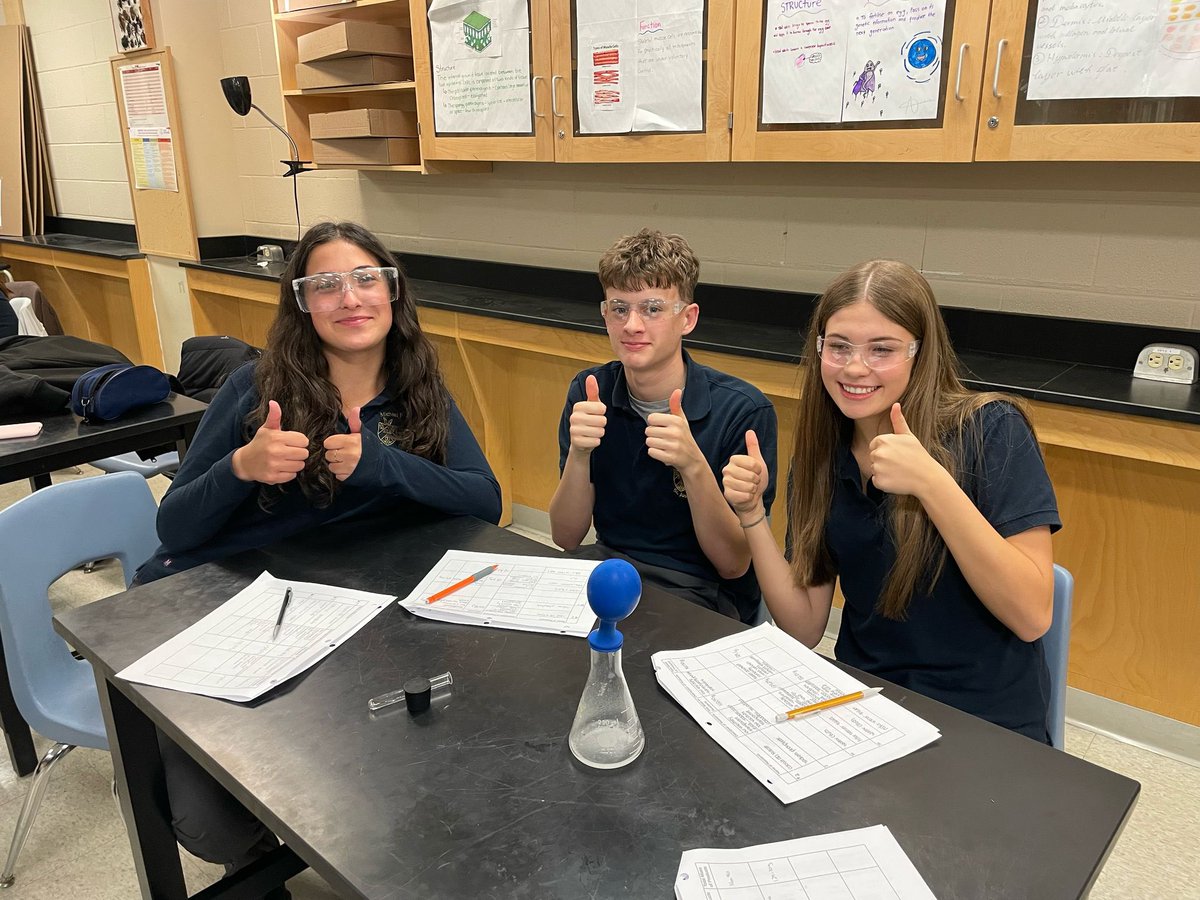 mpsjscience's tweet photo. Our Gr 10 scientists investigate the law of conservation of mass. #mpsjscience 🎈@MPSJ_TCDSB @PowerIB https://t.co/dKDAaoDhEs