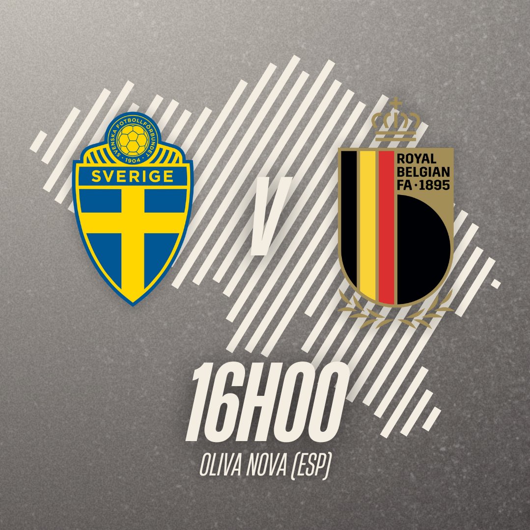ProspectBelgium's tweet photo. [U21🇧🇪]
MATCHDAY 

⚔️: Suède 🇸🇪 
⚽️: Amical
📺: ?

#ForTheLand🇧🇪 #SWEBEL 🇸🇪🇧🇪 https://t.co/WvguaNo4lm