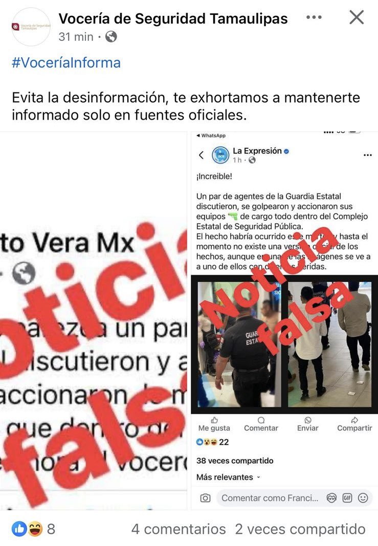 AlxPaz's tweet photo. “Si no puedes negar las malas noticias, inventa otras que las distraigan”, dice uno de los principios del propagandista nazi Joseph Goebbels, y en #Tamaulipas alguien está aplicando su teoría, cargando a los adversarios los propios errores o defectos. 
Es fácil decir que se respeta la libertad de expresión, que no hay acoso, ni persecución, lo difícil es cumplirlo  cuando se impone una verdad mediante ataques. 
Hoy es una época donde los canales de información y comunicación son más amplios que el criterio de muchas personas.
 En fin, la @VoceriaSegTamps es el último eslabón de esa cadena de errores de comunicación institucional.
Por favor, pónganle atención a los detalles de lo que dice el post de este miércoles, ahí se ve la esencia de Goebbels y contradice lo externado aquel inolvidable 7 de enero de este año.