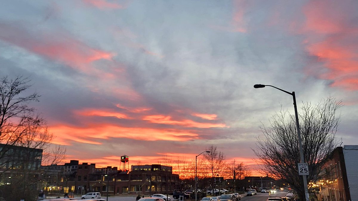 LtPaulFcb's tweet photo. Sunset views from Locust Point https://t.co/06bEd1h5cT