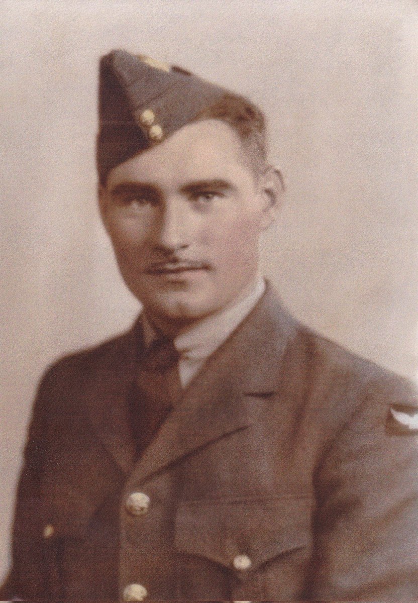 81 yrs ago, RCAF F/Sgt Peter Dutchak (AG) flying fm East Kirby w/ RAF 630Sqn in Lancaster LE-M (ND 386) was killed in action w/ all crew. At 29 he was the 'old man.' @NX611Pilot <a href="/OTDCanMilHis/">OTD Military History</a> <a href="/JunoBeachCentre/">Juno Beach Centre</a> <a href="/rcaf_foundation/">RCAF Foundation | Fondation de l'ARC</a> <a href="/IntBCC/">International Bomber Command Centre</a> <a href="/NZAirForce/">Royal NZ Air Force</a> <a href="/RCAF_ARC/">Royal Canadian Air Force</a> <a href="/RoyalAirForce/">Royal Air Force</a> <a href="/CWGC/">Commonwealth War Graves</a>