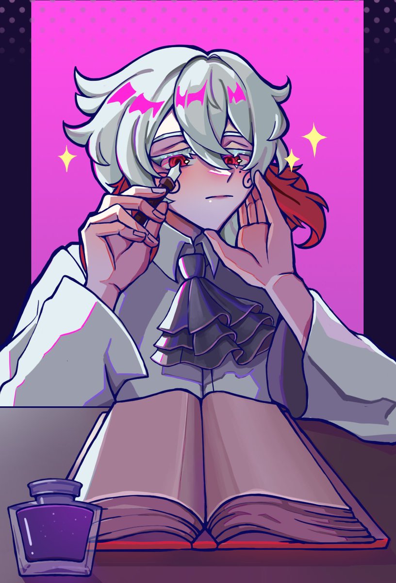 uhhh I only have really old pink art 😭