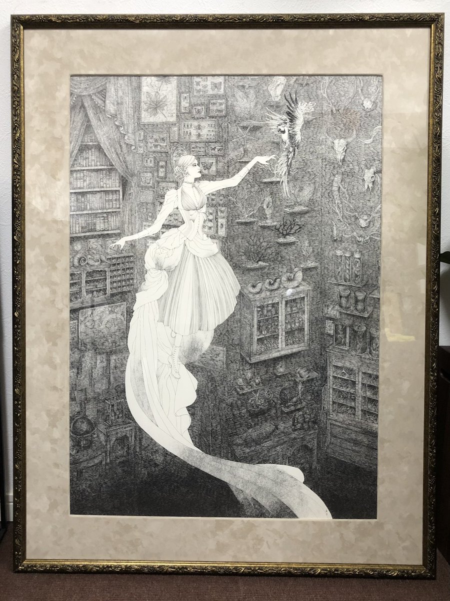 絵を描く時間がまとめて取れない生活をしていた時にちょっとずつ1年だか1年半だかかけて描いた絵。
今年こそちゃんと全面スキャンしたいです。

 #力作だと思う作品を見せて 