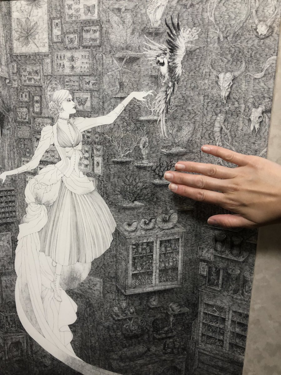 絵を描く時間がまとめて取れない生活をしていた時にちょっとずつ1年だか1年半だかかけて描いた絵。
今年こそちゃんと全面スキャンしたいです。

 #力作だと思う作品を見せて 
