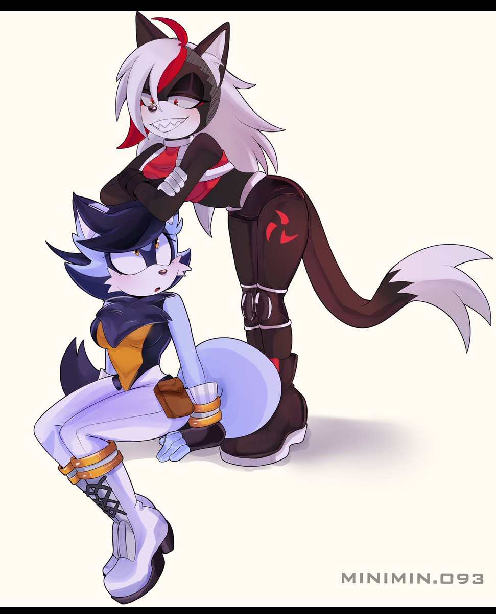 Commission for <a href="/Ava_The_LavWolf/">Ava the Purple Wolf</a> and <a href="/StrandedTangle2/">StrandeDTangle</a> ❤️💙