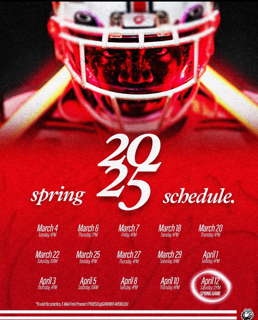 Jordan Hood #35 (@jordanhood35) on Twitter photo I am excited to go attend <a href="/GWUFootball/">Gardner-Webb Football</a> spring practice on April 8th. #SkoDawgs
<a href="/CoachSloan10/">Brett Sloan</a> <a href="/Coach_Gardiner/">Steve Gardiner</a> <a href="/WoodruffFB/">Woodruff Wolverines Football</a> I am excited to go attend <a href="/GWUFootball/">Gardner-Webb Football</a> spring practice on April 8th. #SkoDawgs
<a href="/CoachSloan10/">Brett Sloan</a> <a href="/Coach_Gardiner/">Steve Gardiner</a> <a href="/WoodruffFB/">Woodruff Wolverines Football</a>