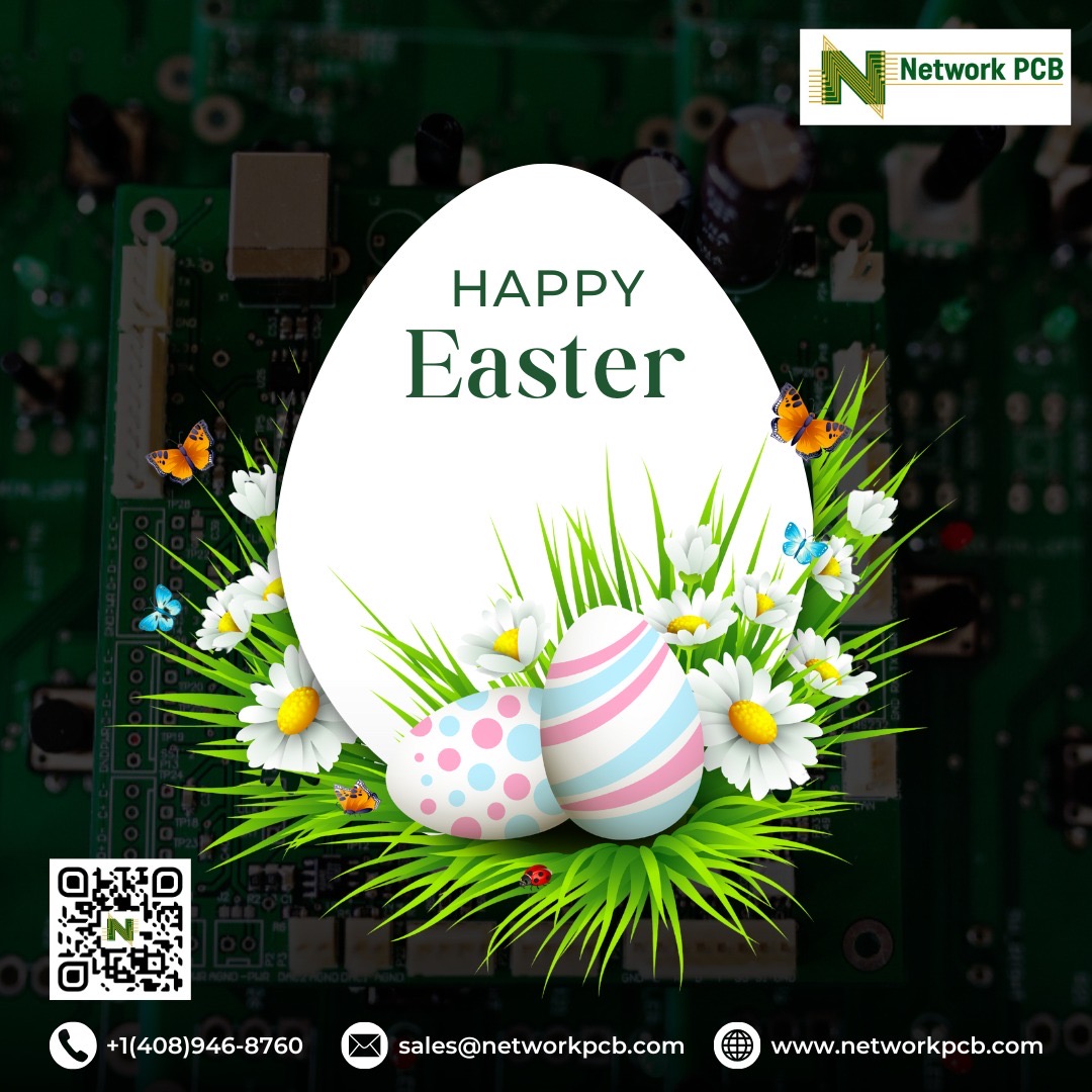 Networkpcb_'s tweet image. 🐰✨ Hop into innovation this Easter with high-performance #PCBs that power your success! Just like a perfectly designed circuit, we ensure precision, reliability, and efficiency in every board. #Easter #PCBSolutions #InnovationInEveryLayer #prototyping #pcba #assembly