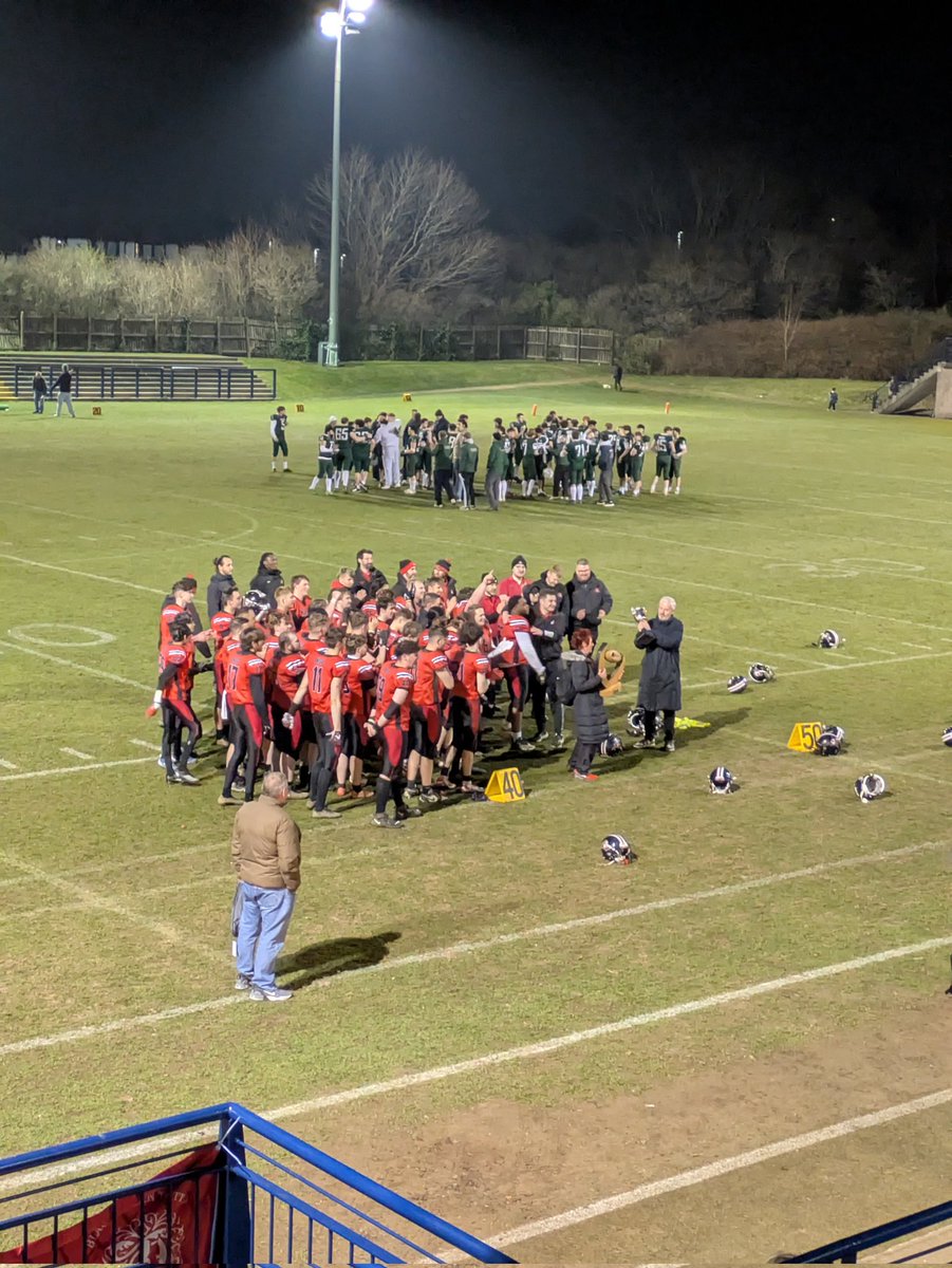 Edinburgh Varsity American Football game. Edinburgh pumped 35-7 by Napier.