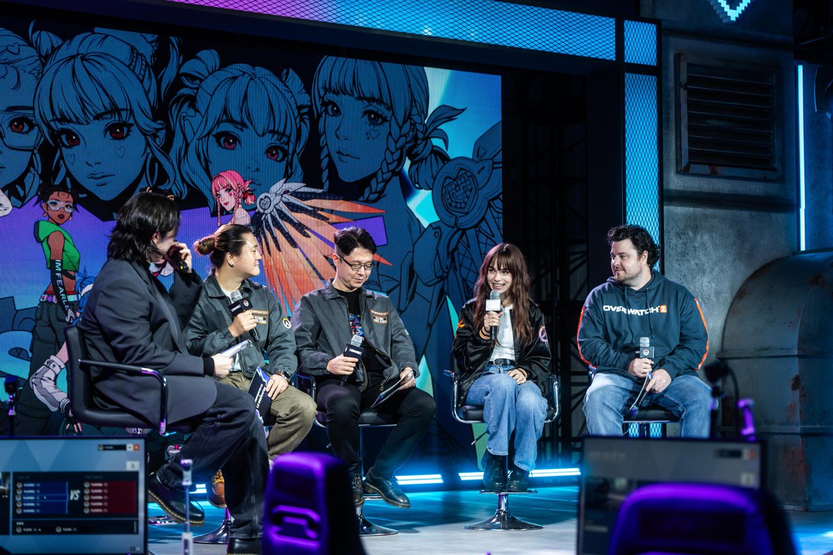 PlayOverwatch's tweet photo. The Overwatch 2 x @le_sserafim Livestream Event was the perfect way to kick off our latest collaboration 🫶

Check out some gorgeous moments from the event, and catch up on the full show in the link below 🎶

https://t.co/cJAXlEd35I https://t.co/2cGSMizLi3