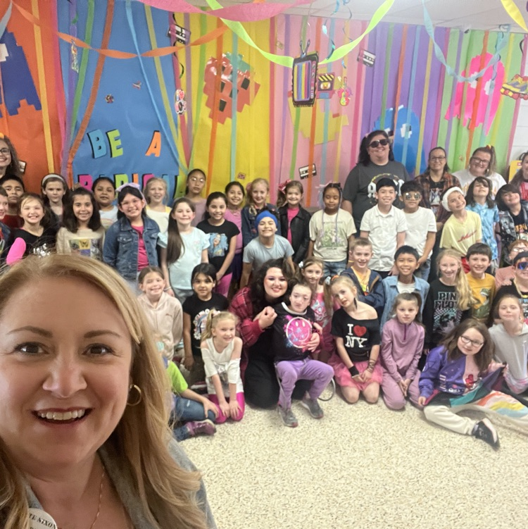 CESLearning4ALL's tweet photo. Book Fair is radical! Today we dressed in 80's style. https://t.co/DKLOyNSkFI