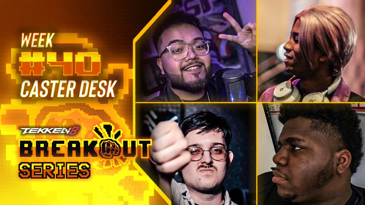 BREAKOUT! 💫 (@breakoutes) on Twitter photo 🚨WE ARE LIVE with #BreakoutSeries: TEKKEN 8 Week #40!
🎙️Blessing the mic tonight:
<a href="/DJSymphix/">BES | BIA DJSymphix ❌</a>, <a href="/lucifgcmma/">SNARL | BES Luci 🐯</a>, <a href="/Kuwamoco_/">Mikey @ San Japan</a> & <a href="/uweestacks/">BES| Uweestax</a>
⬇️TUNE IN ⬇️
twitch.tv/breakoutes
#TEKKEN8 #BreakoutSeries 🚨WE ARE LIVE with #BreakoutSeries: TEKKEN 8 Week #40!
🎙️Blessing the mic tonight:
<a href="/DJSymphix/">BES | BIA DJSymphix ❌</a>, <a href="/lucifgcmma/">SNARL | BES Luci 🐯</a>, <a href="/Kuwamoco_/">Mikey @ San Japan</a> & <a href="/uweestacks/">BES| Uweestax</a>
⬇️TUNE IN ⬇️
twitch.tv/breakoutes
#TEKKEN8 #BreakoutSeries