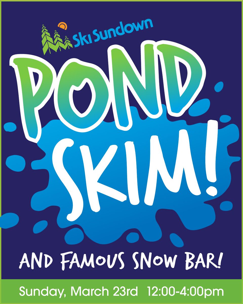 POND SKIM IS BACK! Wear your favorite costume and make an epic splash as you glide through our man-made pond. The fun begins at noon. You can also have a cocktail at our famous slopeside Snow Bar!
