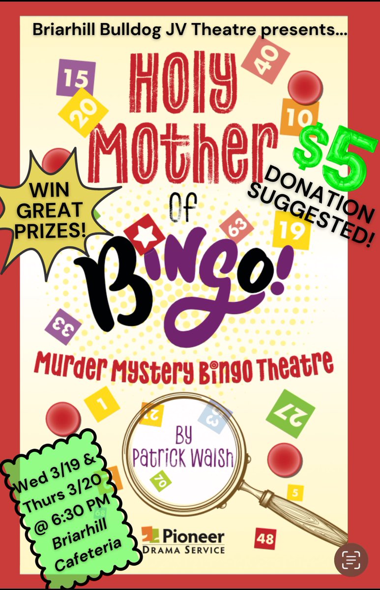 mdavidtrue's tweet image. Bingo and Murder with the @BMSBulldogs Theater!!!  I think it was the Girl Scout cookies 🤷‍♂️ @LewisvilleISD